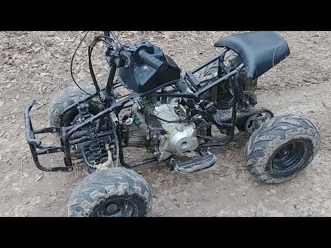 110cc Mini Quad Semi Auto Homemade Youtube