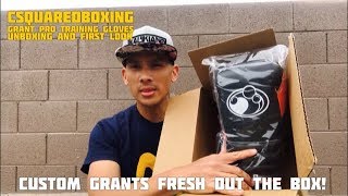 Grant Boxing Custom Lace-Up Training Gloves- UNBOXING AND FIRST LOOK!