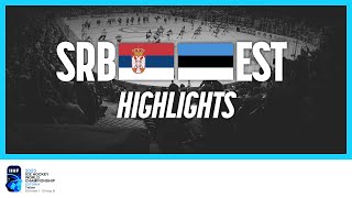 Highlights | Serbia vs. Estonia | 2023 #IIHFWorlds Division 1B