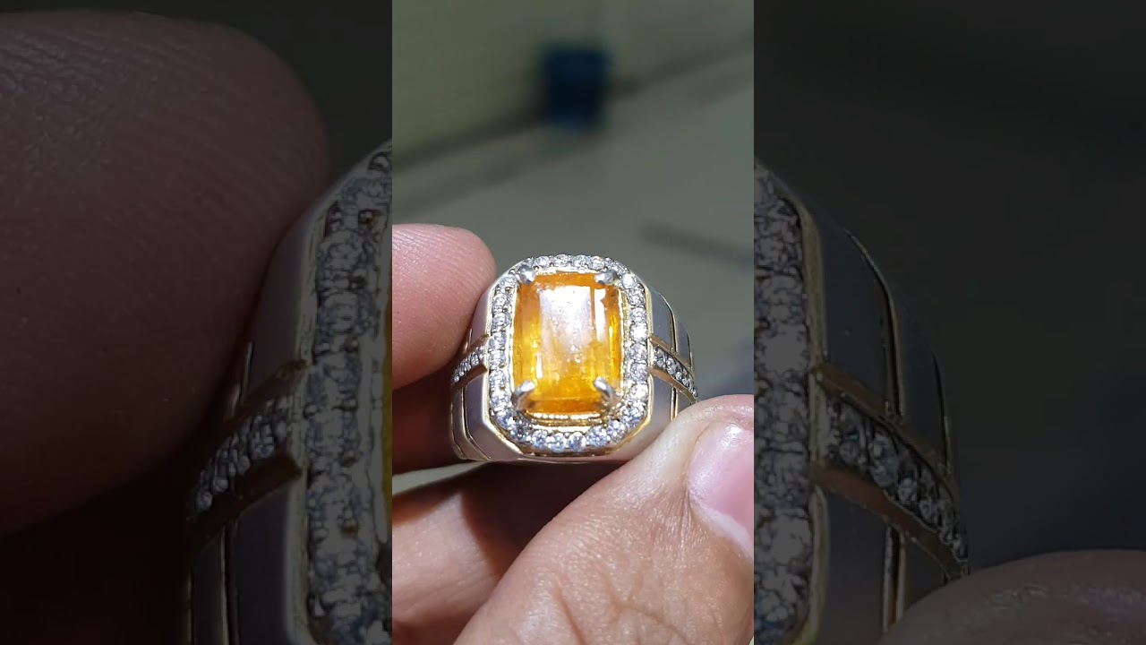 Natural Imperial Topaz 4.02ct GRI kode 3039 - YouTube