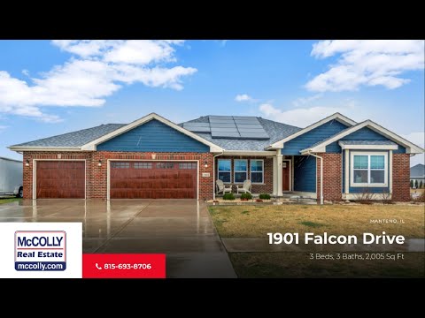 1901 Falcon Drive, Manteno, IL home video tour