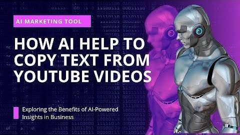 How to copy text from YouTube videos AI Blackbox extension