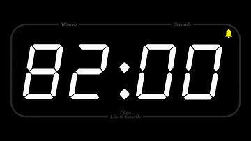 82 MINUTE - TIMER & ALARM - 1080p - COUNTDOWN
