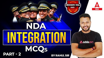 NDA 1 2023 | Integration | MCQs | NDA 2023 Exam Preparation | NDA Maths Classes
