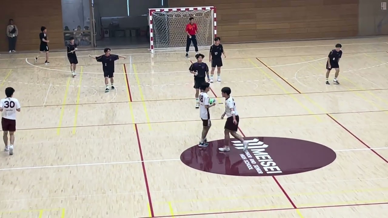 東京都高等学校ハンドボール春季大会　明星vs駒大高　後半