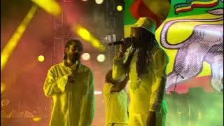 Damian Marley Kabaka Pyramid Red Green And Gold Live Jamrock Cruise 2022