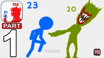 Number.io - Walkthrough Gameplay Part 1 Stickman Tower Defense Game (iOS,Android)