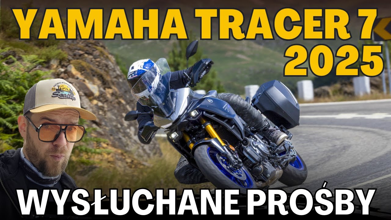 Ale ten motocykl wydoroślał! Yamaha TRACER 7 (GT) 2025