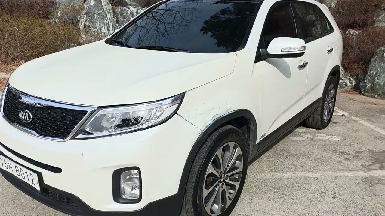 2013 KIA SORENTO WHITE CARTRUST.KOREA