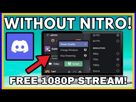 How To Stream 1080p On Discord WITHOUT NITRO (100 Working Method!)