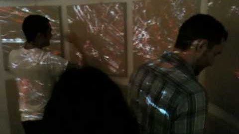 ITP Spring Show Drum wall