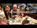 MY DADS 80TH BIRTHDAY |VLOG