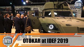 IDEF 2019 OTOKAR stand full range of new tracked and wheeled armored combat vehicles