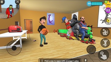 Scary Stranger 3D - New Update New Special Levels Control Mr Grumpy Secret Room part 632