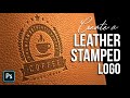 Photoshop: Create The Stamped Leather Effect.