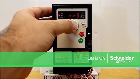 Programming ATV312 for Forward & Reverse Operation via Logic Input | Schneider Electric