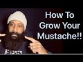 HOW TO GROW A MUSTACHE