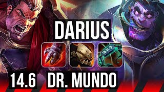 DARIUS vs MUNDO (TOP) | 12/2/3, 500+ games | EUW Master | 14.6