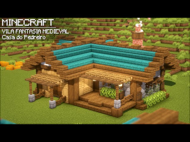 Minecraft Como Construir Uma Casa De Fantasia Medieval Minecraft