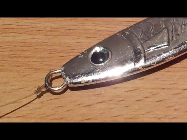 8 Trilene Fishing Knot  How to tie a fishing hook,lure or swivel