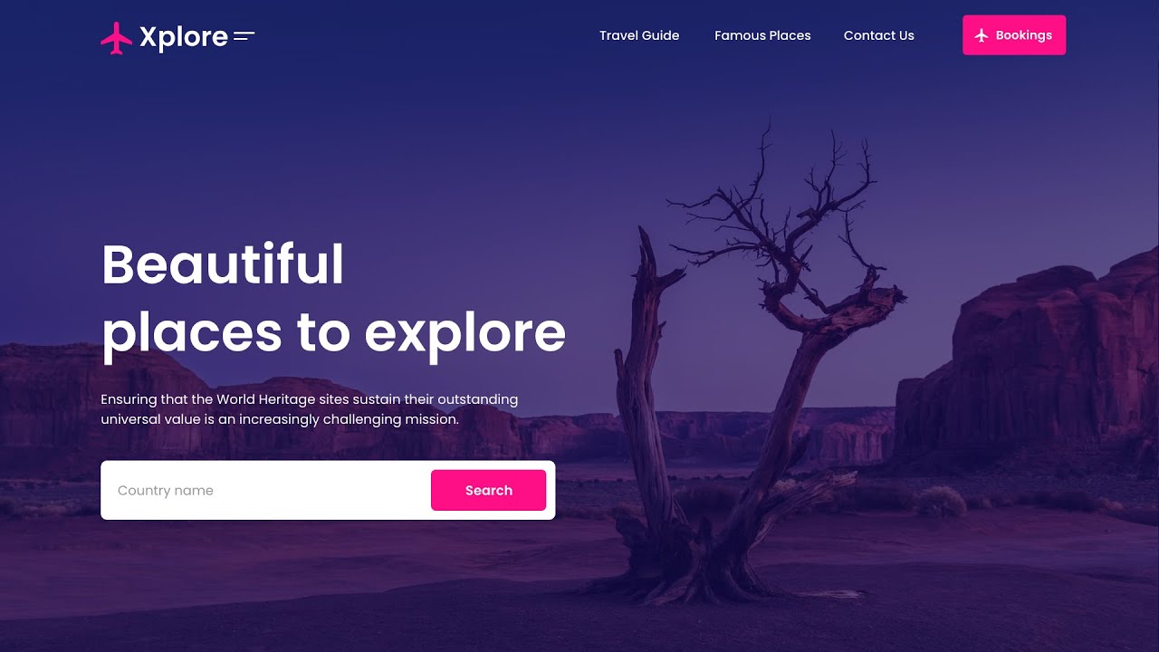 How To Make Website Using HTML And CSS Create Website Header Design 