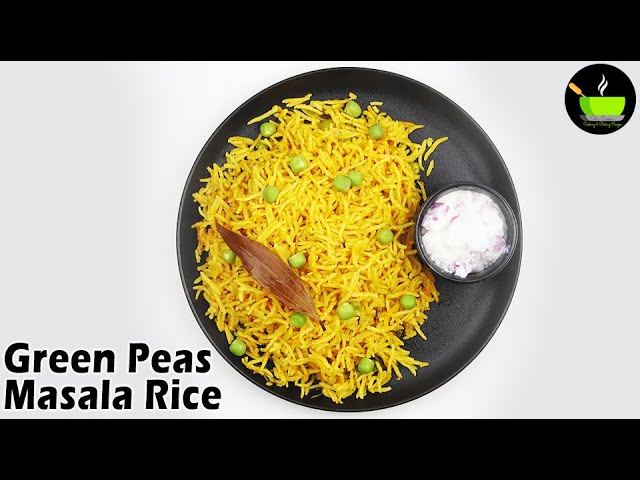 Green Peas Masala Rice | Peas Masala Pulao | Matar Pulao | Rice | How to make Green Pea Masala Pulao | She Cooks
