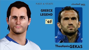 THEOFANIS GEKAS FACE & STATS eFootball PES 2021 2020
