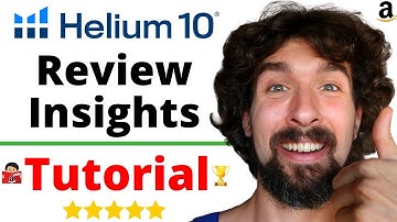 Helium 10 Review Insights Tutorial - It Makes Amazon Product Research WAY Easier...