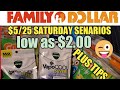 FAMILY DOLLAR COUPONING THIS WEEK 5 OFF 25 BREAKDOWNS | LOW AS $2.00 | PLUS TIPS | WALK THRU