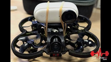 Tiny Camera on a Tiny Drone GEPRC TinyGO 4k  Insta360 GO2