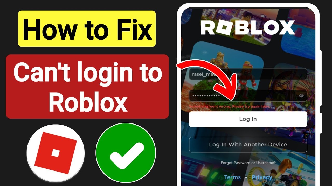 Unable To Login To Roblox Account Fix (Login Error) — Tech How