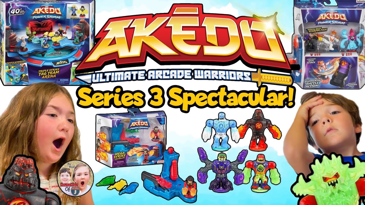 Akedo Series 3 Spectacular!!! #kidsvlog #familyvlog #akedo