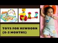 Toys for a newborn baby  appropriate toys03 months