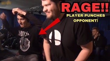 EPIC RAGE COMPILATION! (Player PUNCHES Opponent!) - SUPER SMASH BROS ULTIMATE