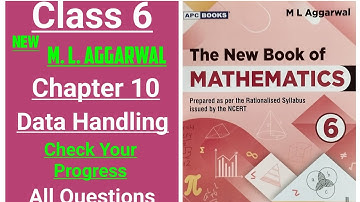 New ml aggarwal class 6 maths chapter 10 (Data Handling) Check Your Progress all questions