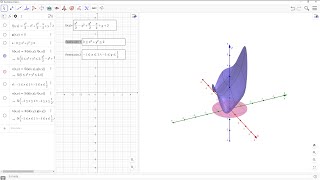 Superficies en Geogebra con dominio restringido (Tutorial)