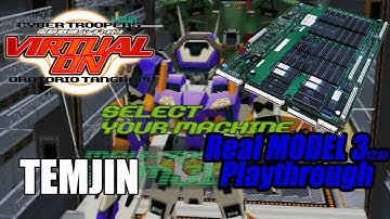 SEGA Cyber Troopers Virtual-On: Oratorio Tangram M.S.B.S. Ver. 5.4  - Real MODEL 3 (2.0) - Temjin
