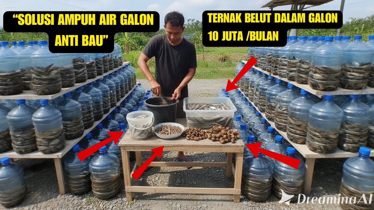 “Air Galon Cepat Bau Saat Ternak Belut? Begini Cara Mengatasinya!”