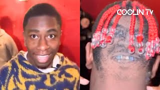 Lil Yachty FAN TAKES TWO FLIGHTS FOR HAIRCUT OF Yachty'S FACE