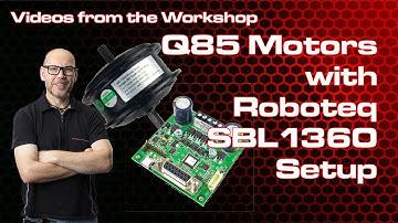 Roboteq Brushless Speed Controller Setup. SBL1360 with Q85 motors in R2D2.