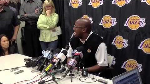 ESPNLA.com: Mike Brown, first day of Laker training camp, Pt II