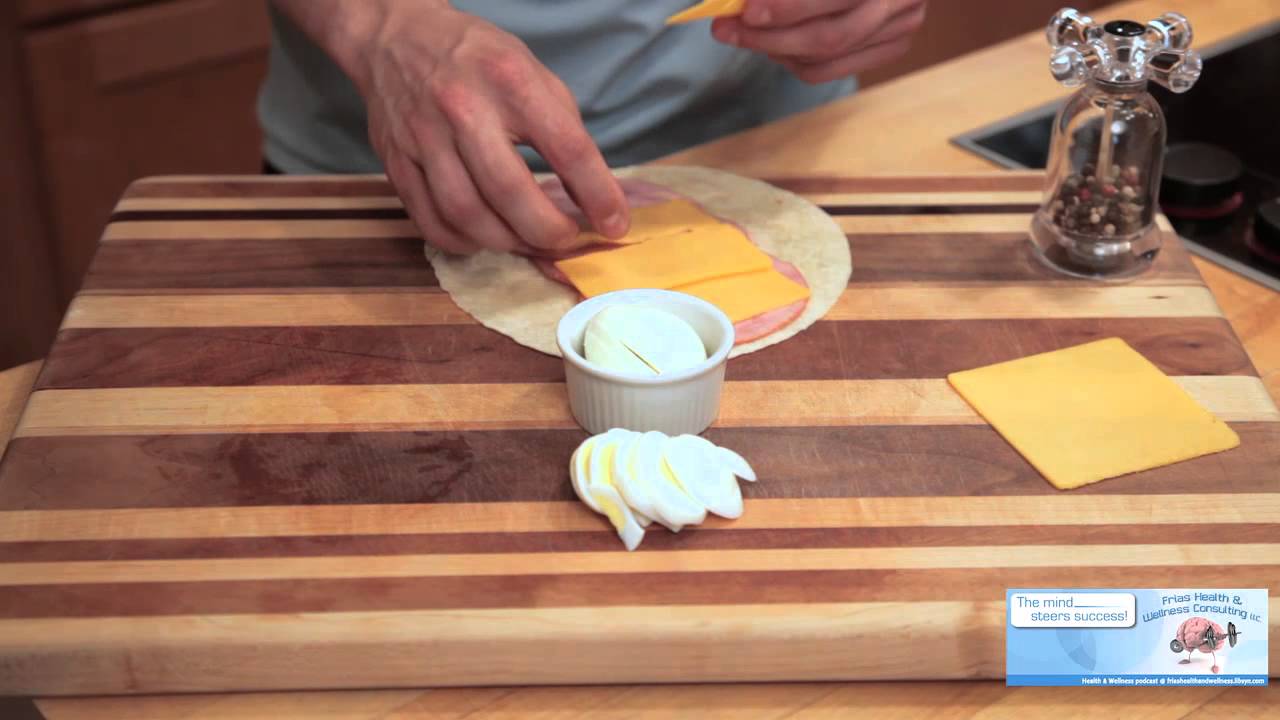 Quick Meals with Jake: Hard Boiled Egg Breakfast Wrap (Episode #6) - YouTube