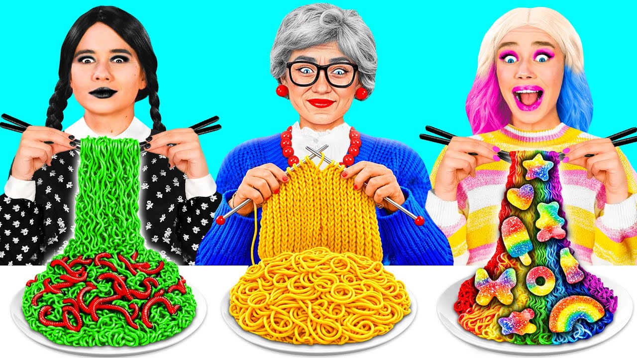 Кулинарный Челлендж: Я против Бабушки | Удивительные Кулинарные Рецепты от Crazy DO