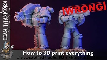 How to (not) 3D print everything - Get stl files? Preparing. Slicing. Printing. Curing. Assembly.