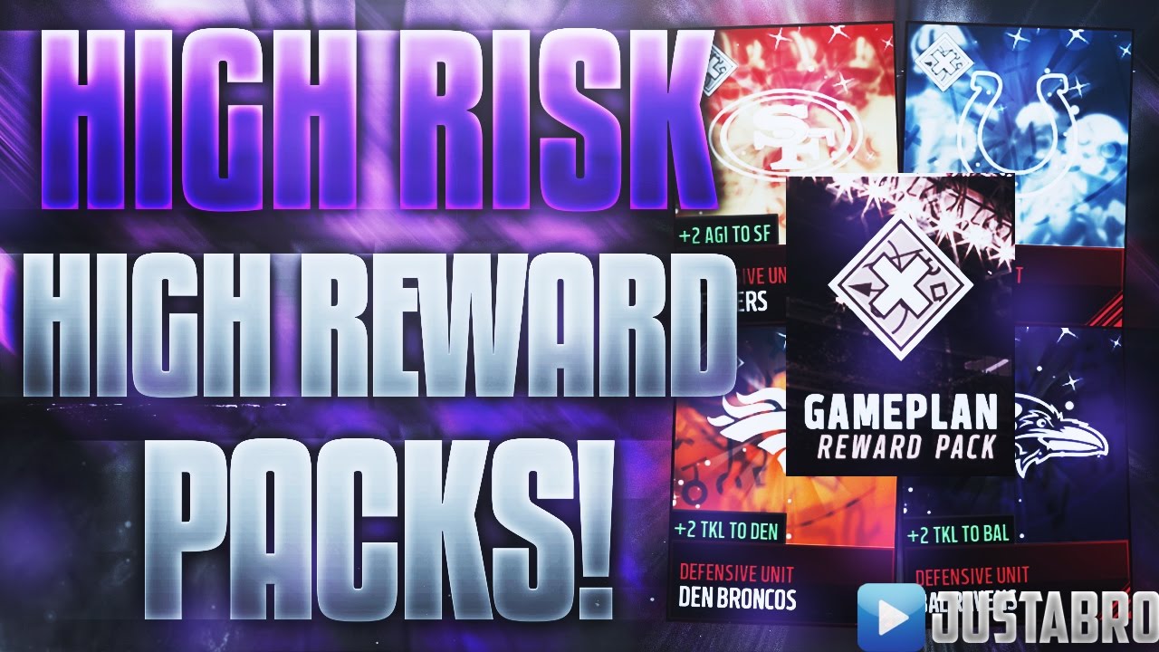 HIGH RISK HIGH REWARD PACKS! Madden Mobile 17