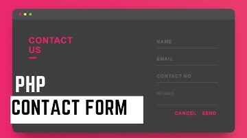 PHP contact form | free source code