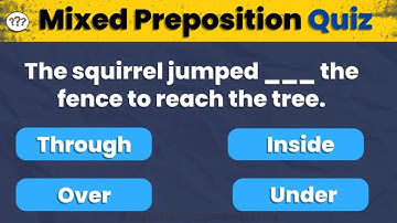 Can you pass this PREPOSITION Quiz? 90% cannot!  Learn English Grammar