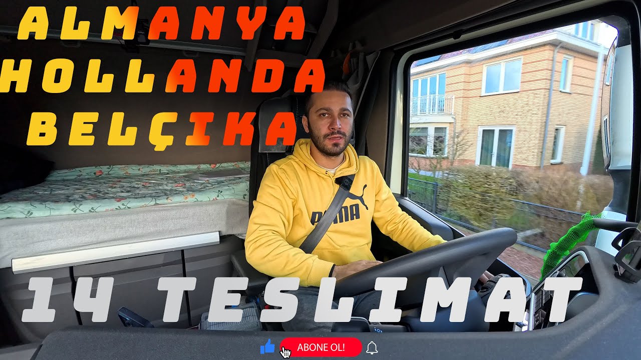 14 Adres Boşaltmalı Yük / Almanya Hollanda Belçika