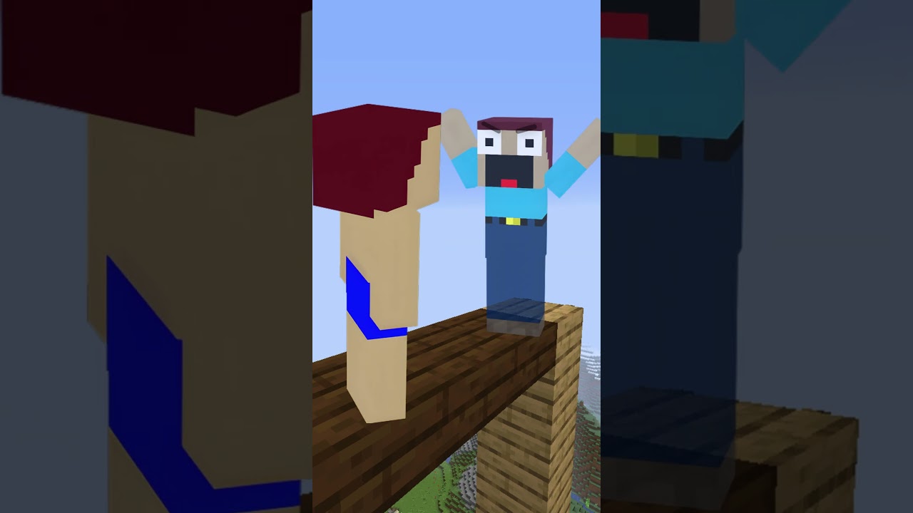 ¡EL SALTO! #minecraft #shortvideo #minecraftshorts