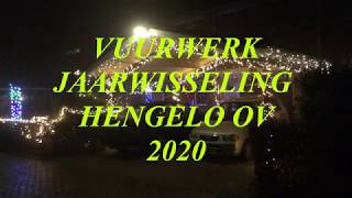 4K Jaarwisseling Hengelo Ov 2020 in zeer dichte mist (VUURWERK)